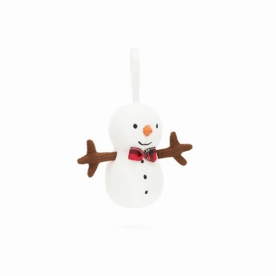 Jellycat Festive Folly Snowman USA | 82690GCEV